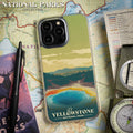 National Parks Yellowstone HD Apple iPhone 14 Series Mag-Safe Phone Case by Affinity Bands