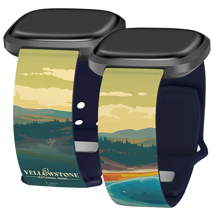 National Parks Yellowstone HD Fitbit Versa 3 & Sense 1 Watch Band by Affinity Bands