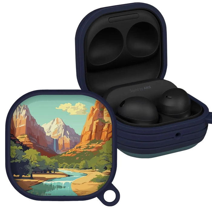 National Parks Zion HDX Samsung Galaxy Buds Pro & Buds Live Case Cover by Affinity Bands