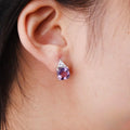 Natural Amethyst Jewelry Set by Fine Color Jewels