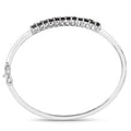 Natural Black Diamond Bangle by Fine Color Jewels