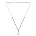 Natural Citrine Art Deco Necklace by Fine Color Jewels
