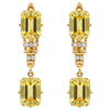 Natural Citrine Sterling Silver Drop Earrings