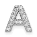 Natural Diamond Initial Charm Pendant by Fine Color Jewels