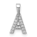 Natural Diamond Initials Bail Pendants by Fine Color Jewels