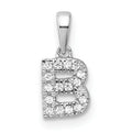 Natural Diamond Initials Bail Pendants by Fine Color Jewels
