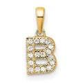 Natural Diamond Initials Bail Pendants by Fine Color Jewels
