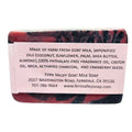 Natural Goat Milk Soap | Charcoal and Cranberry Seed Scrub | Cherry Bomb by Fern Valley Soap