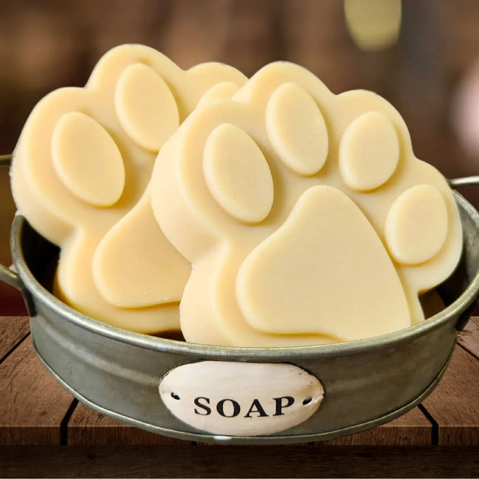 Natural Goat Milk Soap | Dog Shampoo Bar | Big Paw by Fern Valley Soap