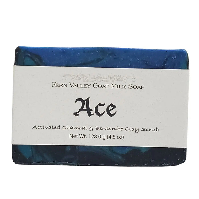 Natural Goat Milk Soap | Exfoliating Soap | Ace - Soap for Men by Fern Valley Soap