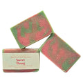 Natural Goat Milk Soap | Exfoliating Kaolin Clay Scrub | Sweet Thang by Fern Valley Soap
