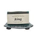 Natural Goat Milk Soap | Exfoliating Scrub | King - Sexy Cologne Scent by Fern Valley Soap