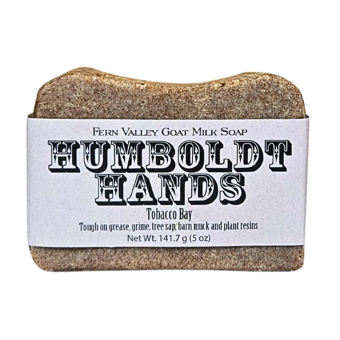 Natural Goat Milk Soap | Humboldt Hands Heavy-Duty Hand Cleaner| Tobacco Bay by Fern Valley Soap