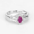 Natural Ruby Jewelry Set by Fine Color Jewels