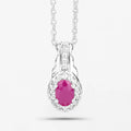 Natural Ruby Jewelry Set by Fine Color Jewels