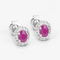 Natural Ruby Jewelry Set by Fine Color Jewels