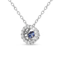 Natural Tanzanite Dancing Stone Pendant Necklace by Fine Color Jewels