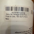 NaturVet Omega-Gold Plus Salmon Oil 180 Chews by Price Is Right Miami
