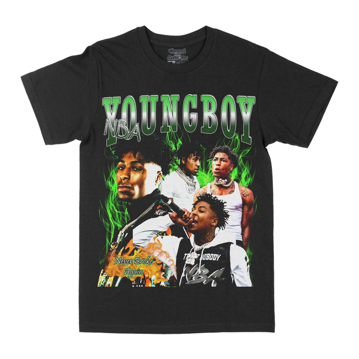 NBA Youngboy Green Graphic Tee by Obsessed with graphic tees