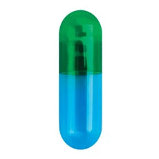 CONI-SNAP Hard Gelatin Capsules, Size #3, Green/Blue (5,000 Count Bulk) by Pasteur Pharmacy