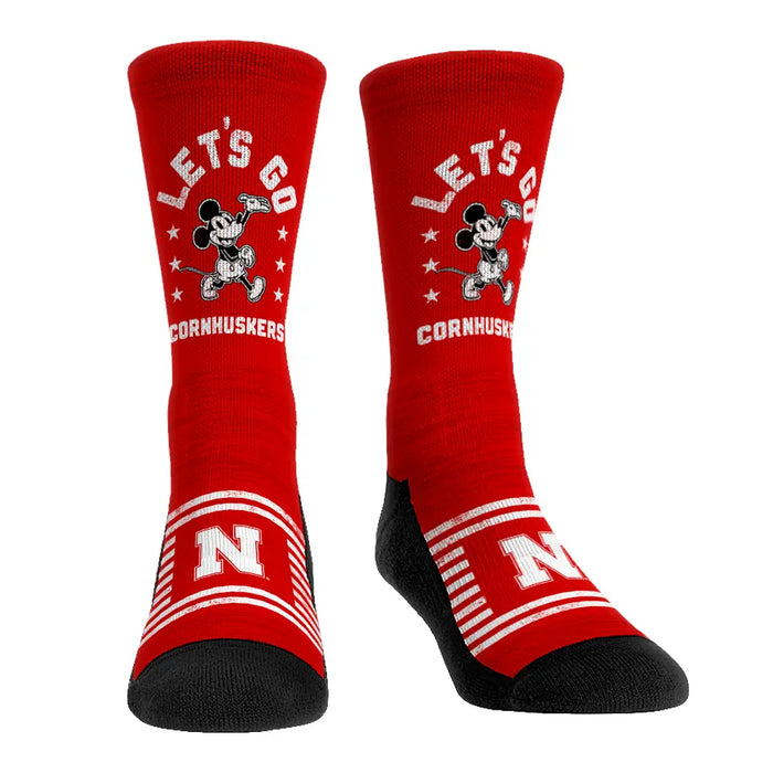 Nebraska Huskers - Disney - Let’s Go! by Rock 'Em Socks