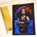 'NEBULA' S. Ross Browne Greeting Card: 5x7 Frame Ready by Adiva Naturals
