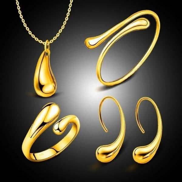 Necklace Ring Hook Oval Earings Set by DailySale