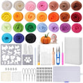 Needle Felting Kit with 24 Colors Wool by DailySale