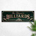 Neighborhood Pool Hall Billiards Sign by Tailored Canvases