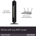 NETGEAR Nighthawk Cable Modem CM1200 - Compatible with all Cable Providers (Refurbished) by DailySale