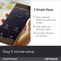 NETGEAR Nighthawk Smart Wi-Fi Router (R7000-100NAS) - AC1900 Wireless Speed (Up to 1900 Mbps) (Refurbished) by DailySale