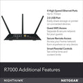 NETGEAR Nighthawk Smart Wi-Fi Router (R7000-100NAS) - AC1900 Wireless Speed (Up to 1900 Mbps) (Refurbished) by DailySale