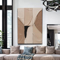 Neutral Abstract Boho Wall Art by Tailored Canvases