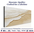 Neutral Ocean Waves Wall Art by Tailored Canvases