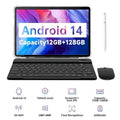 Android 14 Tablet 10.1" 12GB RAM 128GB ROM with Keyword and Mouse by DailySale