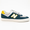 New Balance Numeric 574 VULC - Deep Ocean with Sunflower (Available in WIDE!) by Swell-O-Phonic