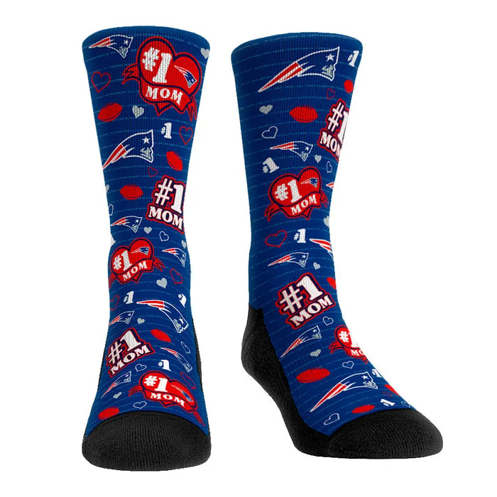 New England Patriots - #1 Mom by Rock 'Em Socks
