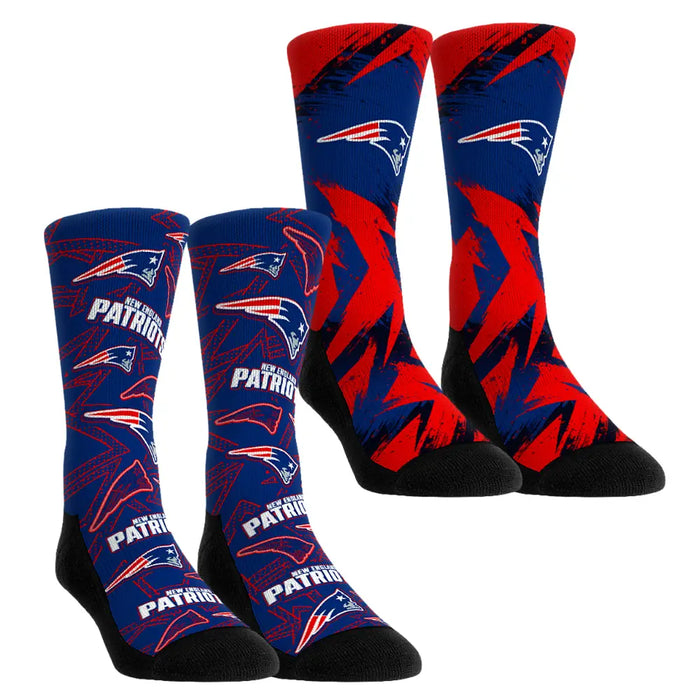 New England Patriots - Game Day 2-Pack by Rock 'Em Socks