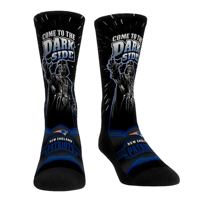 New England Patriots - Star Wars - Dark Side by Rock 'Em Socks