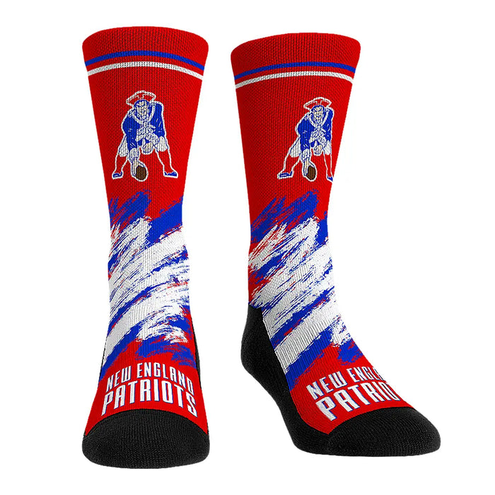 New England Patriots - Throwback Paint by Rock 'Em Socks
