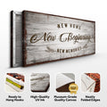 New Home, New Beginning Sign IV by Tailored Canvases