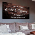 New Home Sign III by Tailored Canvases
