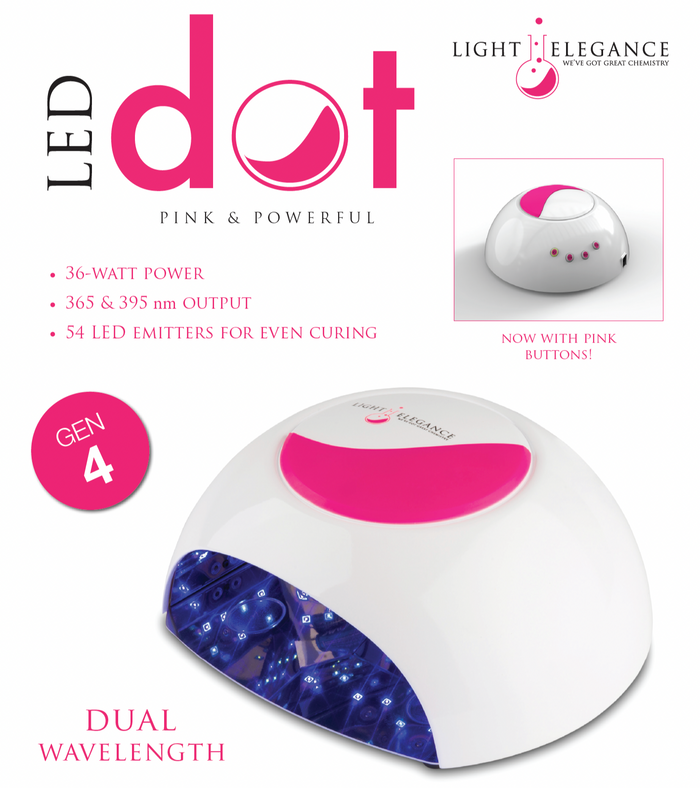 NEW! Light Elegance - LEDdot Gen4 Hybrid UV LED Nail Lamp by The Nail Hub