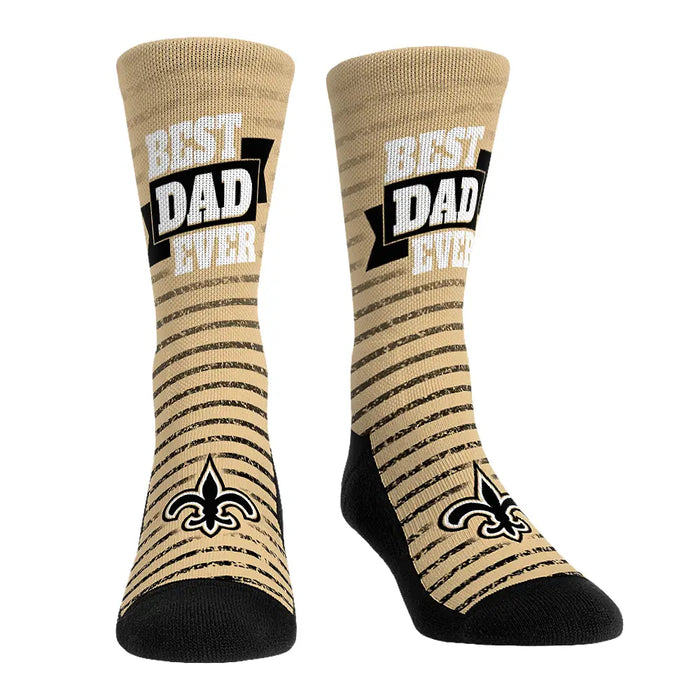 New Orleans Saints - Best Dad Ever by Rock 'Em Socks