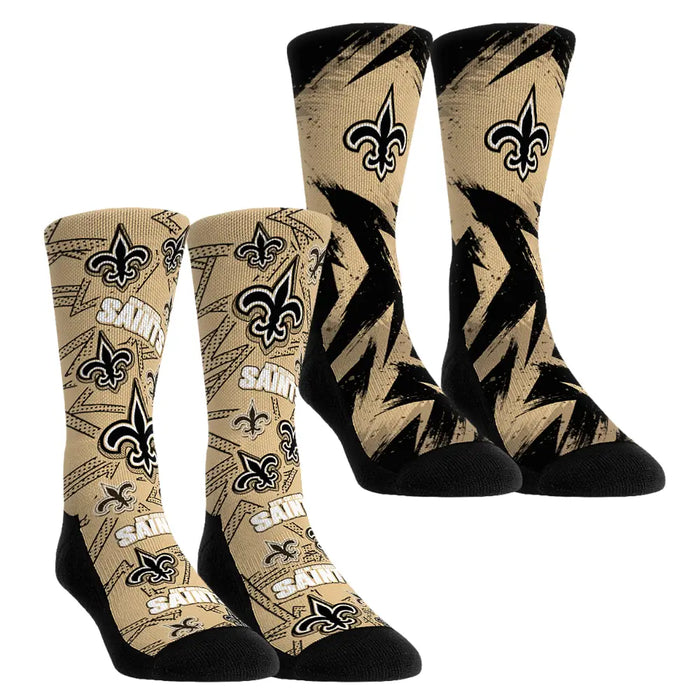 New Orleans Saints - Game Day 2-Pack by Rock 'Em Socks