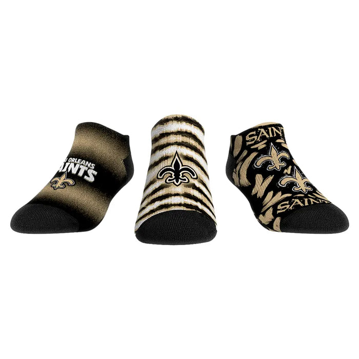 New Orleans Saints - Low Cut - Make Some Noise (3-Pack) by Rock 'Em Socks