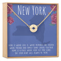 New York Compass Pendant Necklace by Dear Ava