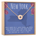 New York Compass Pendant Necklace by Dear Ava