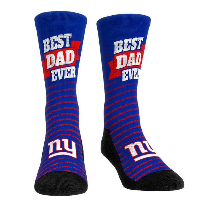 New York Giants - Best Dad Ever by Rock 'Em Socks