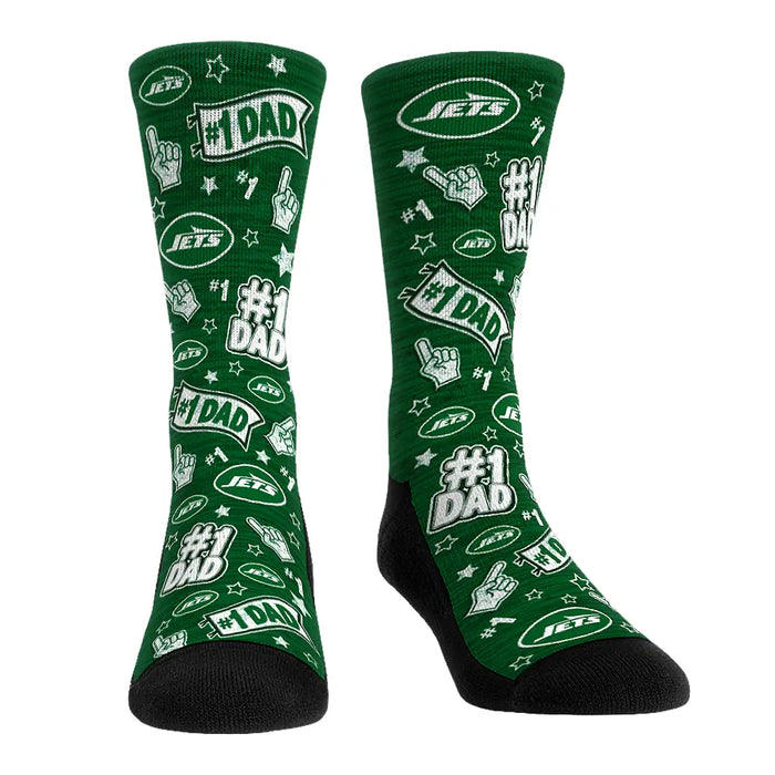 New York Jets - #1 Dad by Rock 'Em Socks